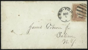 Sale 993, Lot 456, 1867-68 Grilled Issue (A thru D Grills)