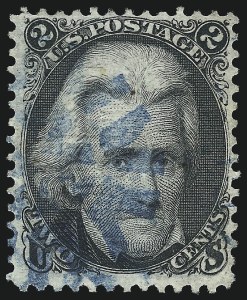 Sale 993, Lot 471, 1867-68 Grilled Issue (Z Grill)