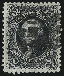 Sale 993, Lot 490, 1867-68 Grilled Issue (Z Grill)