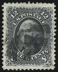 Sale 993, Lot 498, 1867-68 Grilled Issue (E Grill)
