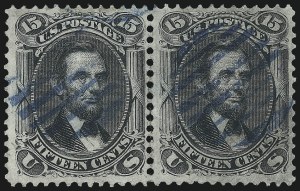 Sale 993, Lot 506, 1867-68 Grilled Issue (F Grill)