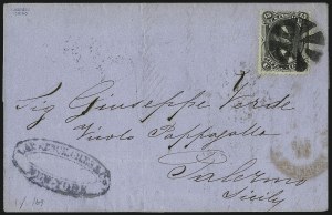 Sale 993, Lot 507, 1867-68 Grilled Issue (F Grill)