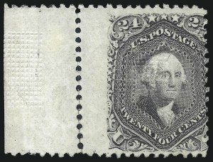 Sale 993, Lot 508, 1867-68 Grilled Issue (F Grill)