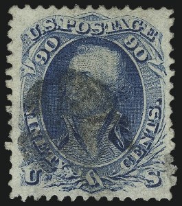 Sale 993, Lot 512, 1867-68 Grilled Issue (F Grill)