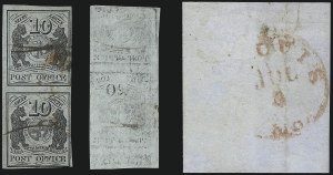 Sale 993, Lot 9, St. Louis Bears Postmasters Provisionals