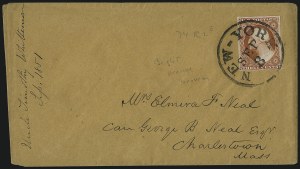 Sale 996, Lot 3036, 1851 3c Orange Brown Shades, Part India Paper