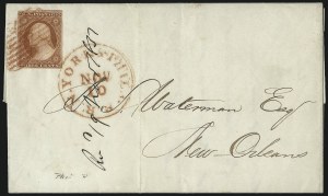 Sale 996, Lot 3052, 1851 3c Orange Brown Covers