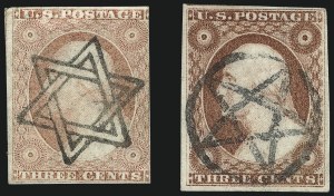 Sale 996, Lot 3094, 1851 3c Dull Red - Used