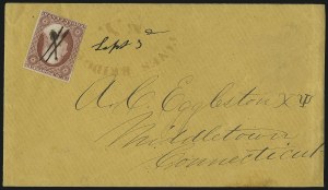 Sale 996, Lot 3121, 3c Dull Red Shades - Covers