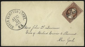 Sale 996, Lot 3122, 3c Dull Red Shades - Covers