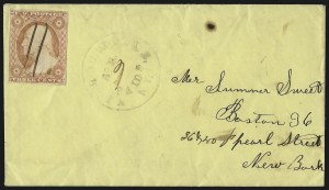 Sale 996, Lot 3123, 3c Dull Red Shades - Covers