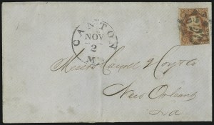 Sale 996, Lot 3126, 3c Dull Red Shades - Covers