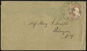 Sale 996, Lot 3131, 3c Dull Red Shades - Covers