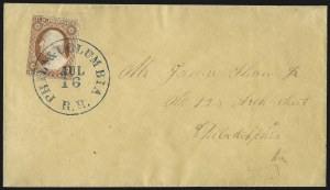 Sale 996, Lot 3134, 3c Dull Red Shades - Covers