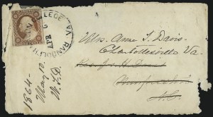 Sale 996, Lot 3136, 3c Dull Red Shades - Covers