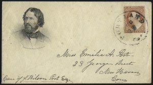 Sale 996, Lot 3140, 3c Dull Red Shades - Covers