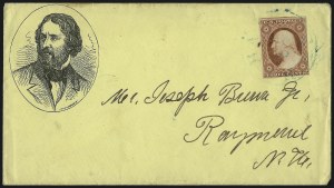 Sale 996, Lot 3141, 3c Dull Red Shades - Covers