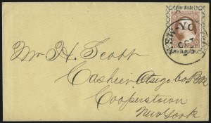 Sale 996, Lot 3142, 3c Dull Red Shades - Covers