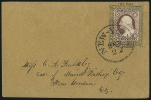 Sale 996, Lot 3143, 3c Dull Red Shades - Covers