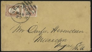 Sale 996, Lot 3154, 3c Dull Red - Carrier & Local Combinations