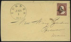 Sale 996, Lot 3162, 3c Dull Red Shades - Covers and Groups