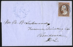 Sale 996, Lot 3166, 3c Dull Red Shades - Covers and Groups