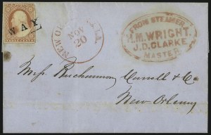 Sale 996, Lot 3172, 3c Dull Red Shades - Covers and Groups