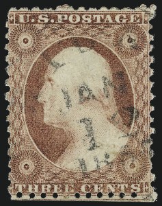Sale 996, Lot 3180, Chicago Perforation