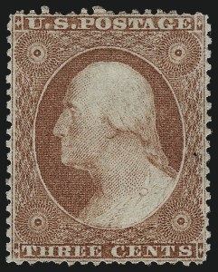 Sale 996, Lot 3188, 1857 3c Perforated Issue - Type I