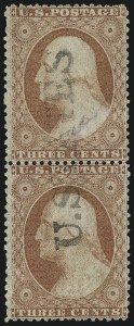 Sale 996, Lot 3195, 1857 3c Perforated Issue - Type I