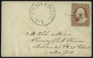 Sale 996, Lot 3207, 1857 3c Perforated Issue - Type II