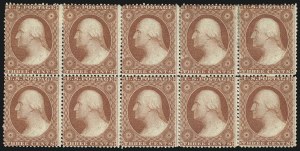 Sale 996, Lot 3212, 1857 3c Perforated Issue - Type III
