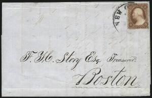 Sale 996, Lot 3226, 1857 3c Perforated Issue - Type III Flaws and Varieties