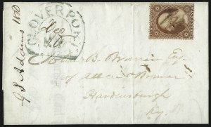 Sale 996, Lot 3230, 1857 3c Perforated Issue - Type III Covers
