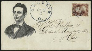 Sale 996, Lot 3242, 1857 3c Perforated Issue - Type III Covers