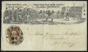 Sale 996, Lot 3243, 1857 3c Perforated Issue - Type III Covers