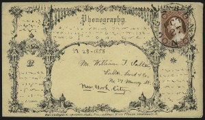 Sale 996, Lot 3245, 1857 3c Perforated Issue - Type III Covers