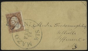 Sale 996, Lot 3254, 1857 3c Perforated Issue - Type III Balances