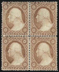 Sale 996, Lot 3260, 1857 3c Perforated Issue - Type IV
