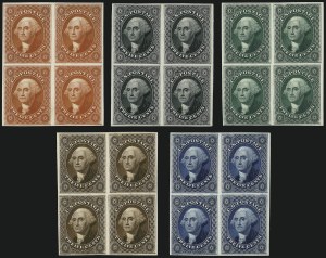 Sale 997, Lot 5009, Essays and Proofs - 1847 thru 1861 Issues