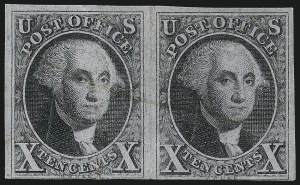 Sale 997, Lot 5100, 10c 1847 Issue (Scott 2)