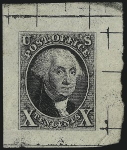 Sale 997, Lot 5106, 10c 1847 Issue (Scott 2)
