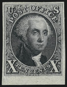 Sale 997, Lot 5112, 1875 Reproduction of 1847 Issue (Scott 3-4)