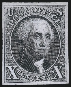 Sale 997, Lot 5116, 1875 Reproduction of 1847 Issue (Scott 3-4)