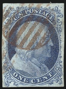 Sale 997, Lot 5118, 1c 1851-56 Issue (Scott 5-9)
