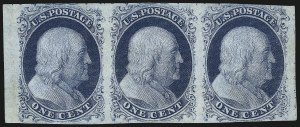 Sale 997, Lot 5122, 1c 1851-56 Issue (Scott 5-9)