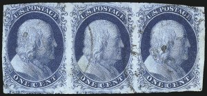 Sale 997, Lot 5127, 1c 1851-56 Issue (Scott 5-9)