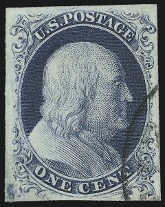 Sale 997, Lot 5133, 1c 1851-56 Issue (Scott 5-9)