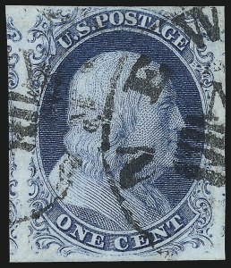 Sale 997, Lot 5135, 1c 1851-56 Issue (Scott 5-9)