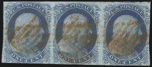 Sale 997, Lot 5143, 1c 1851-56 Issue (Scott 5-9)